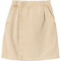 Carhartt WIP - Rock aus Bio-Baumwolle - Emery Skirt W Dusty H Brown für Damen aus Baumwolle - Größe L - Beige