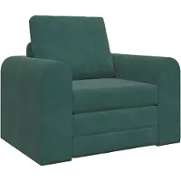 vidaXL Schlafsofa Dunkelgrün 98 x 71 x 83 cm Samt
