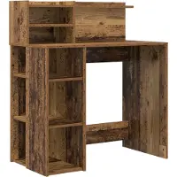vidaXL Schreibtisch Altholz Holzwerkstoff 90 x 48 x 101,5 cm