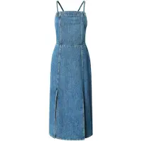Pepe Jeans für Damen. PL953767 Kleid Elodie blau (L), Lässig, Baumwolle, Ärmellos / Hosenträger