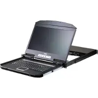 Aten CL3116NX FR KVM-Switch 16-Port, 18,5"-LCD-Konsole (PS/2-USB, VGA) FR-Layout