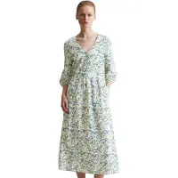Marc o'polo Marc OPolo DENIM Druckkleid "aus Viskose-Mix mit Seersucker-Effekt"