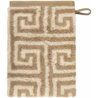 Cawö Waschlappen Noblesse Elegance Allover Sand (6er Set)