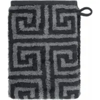 Cawö Waschlappen Noblesse Elegance Allover Black (6er Set)