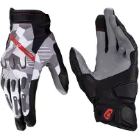 Leatt ADV HydraDri 7.5 Kurz Steel Hellgrau Wasserdichte Handschuhe Größe 2XL