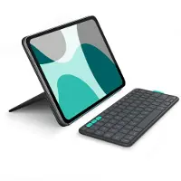 Logitech Flip Folio, QWERTY, Nordisch, 1,8 cm, 1 mm, Apple, iPad Pro 11-inch (M4), iPad Air 11-inch (M2 & M3), iPad Air (5th gen)