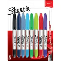 Sharpie 1x8 Twin Tip Permanentmarker