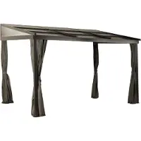 Sojag Aluminium Terrassenüberdachung Budapest 1012 Bronze 298x364x243 cm