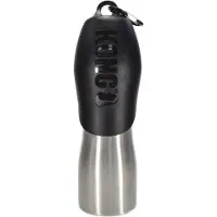 Kong H2O Stainless Steel Water Bottle - Schwarz - 750 ml