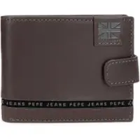 Pepe Jeans für Herren. 7183342 Braunes Klebeband Portemonnaie (OSFA), Lässig, Leder