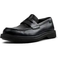 Camper für Herren. K101001-001 Halbschuhe Leder Halbschuhe Norman schwarz (43), Wohnung, Wildleder, Keine, Lässig