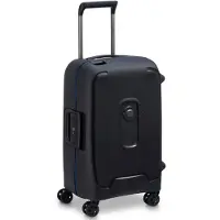 Delsey 00384480100MR, Karre, Harte Schale, Schwarz, Klein, 4 Rad/Räder, Spinnrad