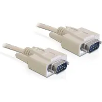 DeLOCK RS-232, 5m, Beige, 5 m, DB-9, DB-9, Männlich, Männlich