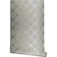JOOP! Vliestapete J! Cornflower, Grau, Textil, Blume, 53x1005 cm, Tapeten & Wandverkleidungen, Vliestapeten