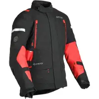 Dane Valby Schwarz Rot Wasserdichte Textiljacke Größe 56