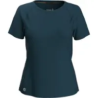 Smartwool Sportshirt Active Ultralite Short Sleeve Damen Twilight Blue-XS