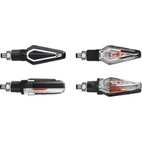 Chaft Sound Blinker – Schwarz/Rauchglas (Paar)