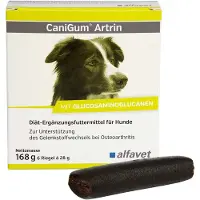 Alfavet Tierarzneimittel GmbH CANIGUM Artrin Erg.Futterm.Kautabletten f.Hunde 168 g