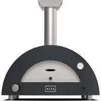 ALFA FORNI Moderno 2 Pizze Hybrid-Pizzaofen Ardesia Grey