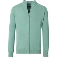Casa Moda Strickjacke Zip Hellgrün