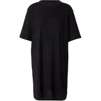 Armani Exchange für Damen. XW000825AF10356UC001 Schwarzes Hemdkleid (S), Lässig, Baumwolle, Kurzarm