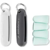 Matador - Travel Earplugs Kit - Ohrstöpsel schwarz/weiß