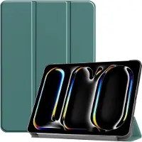 Lobwerk 2in1 Set Cover und Displayglas Cover für Apple iPad Pro 13 2024 M4 Zoll Tablethülle Schlank mit Stan
