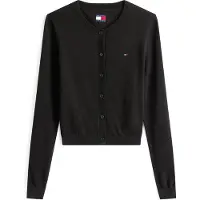Tommy Hilfiger Strickjacke "TJW ESSENTIAL CREW NECK CARDIGAN" Baumwolle