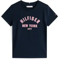 Tommy Hilfiger T-Shirt Graphic KG0KG08813 Dunkelblau Regular Fit