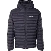 Armani Exchange Daunenjacke mit Logo auf der Brust, Schwarz S