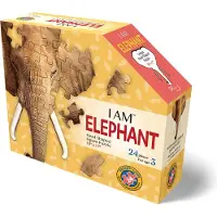 MAD CAPP Puzzle Elefant - Tierpuzzle für Kinder 24 Teile