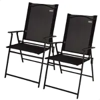 Aktive 61147 Slim 2 Units Klappbarer Gartenstuhl