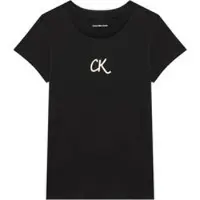 Calvin Klein Jeans T-Shirt Glitter IG0IG02972 M Schwarz Slim Fit