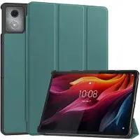 IMoshion Trifold Klapphülle für das Lenovo Tab K11 Plus - Dunkelgrün