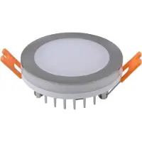 Heitronic LED Einbaustrahler in Nickel-matt 6W 3000K 450lm