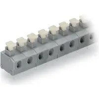 Wago 235-505/331-000 1-Leiter-Klemmenleiste für Leiterplatten 0,5-1,5 qmm grau