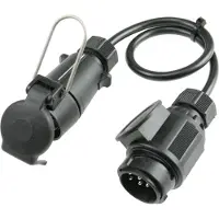 As Schwabe as-Schwabe 60467 Caravan Adapterkabel 0,6m, Stecker 13pol auf Steckdose 7pol