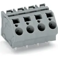 Wago 745-1356 Klemmenleiste für Leiterplatten 0,2-6 qmm grau