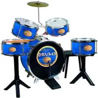 Reig Musicales Golden Drums With Sidewalk 75x68x54 Cm Batterie