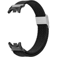 INF Gewebtes Nylon-Uhrenarmband für Xiaomi Mi Band 8/9 Black