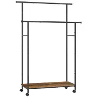 Songmics Kleiderständer Colten in Schwarz - (B)43 x (H)182 x (T)124 cm | Gr.: onesize