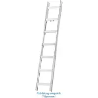 Hymer Dachauflegeleiter, Alu natur, 14 Sprossen