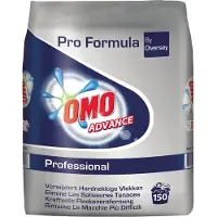 Diversey Omo Waschmittel Professional Pro Formula, Advance, Pulver Vollwaschmittel, 14,25kg, Waschladungen 150