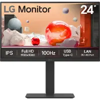 LG 24BA650, 60,5 cm (23.8"), 1920 x 1080 Pixel, Full HD, LED, 5 ms, Schwarz