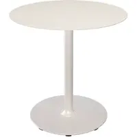Houe - Pico Gartentisch, Ø 74 cm, Gestell rund, muted white