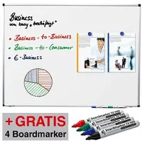 Legamaster Aktion: Whiteboard »PREMIUM« 7-P102056 lackiert, 180 x 90 cm + GRATIS 4 Boardmar weiß