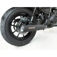 Miller Exhaust Exhaust Auspuff slip-on Standard schwarz für Kawasaki Eliminator 500 Unisexneutral402 - Motorradteile - Motorrad Auspuff