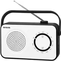 Aiwa R-190BW, Tragbar, Analog, AM, FM, 2 W, 80 - 20000 Hz, 10 cm