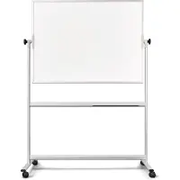 MAGNETOPLAN Whiteboard, mobil, lackiert, H 1000 x B 2000 mm