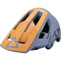 Leatt MTB AllMtn 4.0 Grau Orange Fahrradhelm Größe L
